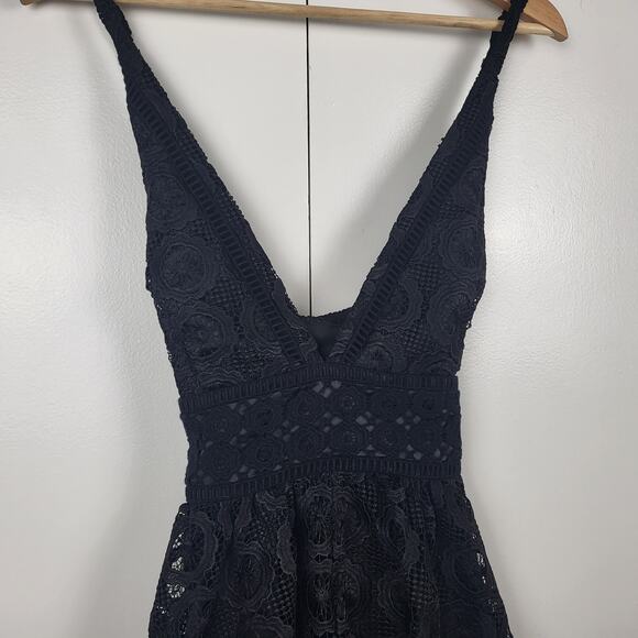 NWT Lovers + Friends x REVOLVE Moon Dance Lace Fit and Flare Mini Dress NWT | S - Picture 5 of 11